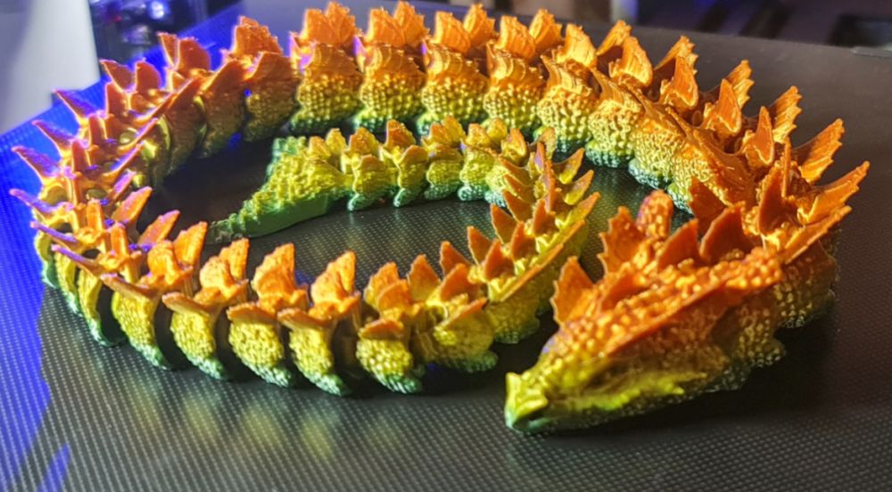 Aquatic Sea Dragon, 3D printed