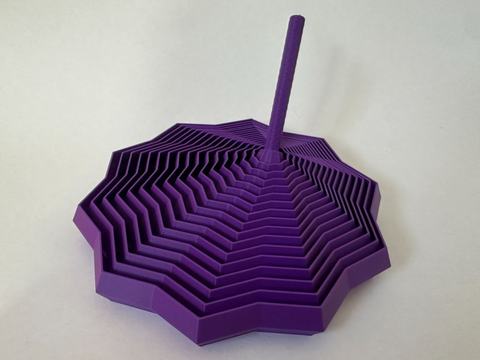 Expanding Star Fidget, 3D printed