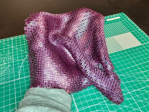 Giant Fidget Fabric Sheet, 3D printed