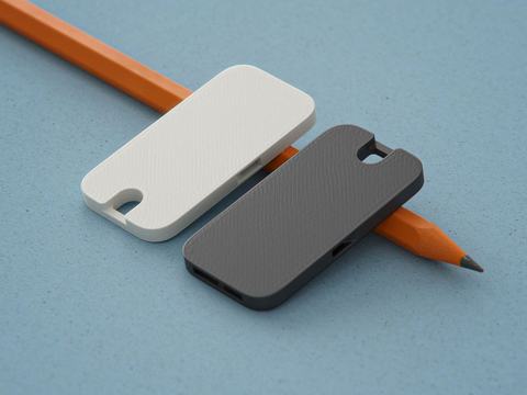 Flat Pocket Whistle, 3D printed